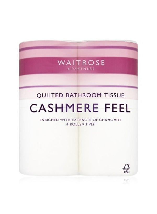 Quilted Bathroom Tissue Cashmere Feel - WAITROSE & PARTNERS