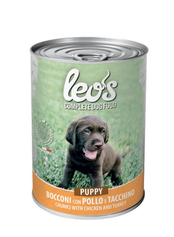 LEOS Complete Puppy Chunks with Chicken and Turkey