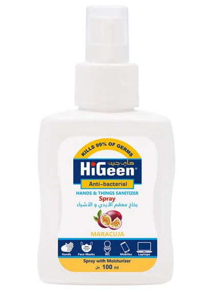 aloe vera, antibacterial, cool dry, dry place, fresh maracuja, hand sanitizer, hand sanitizer spray, hands soft, higeen, keep away, name hand, sanitizer spray, sanitizer spray fresh, spray fresh, spray fresh maracuja