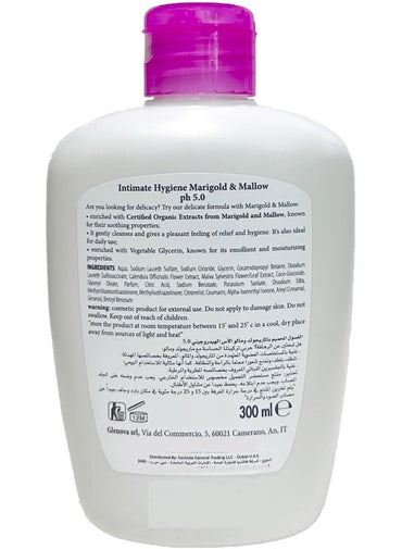 Glenova Marigold And Mallow Antibacterial Intimate Wash 300 ML