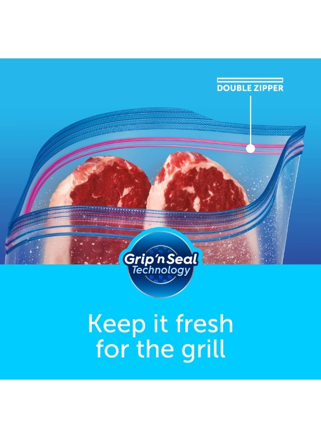 Ziploc Freezer Quart Bags with Grip 'N Seal Technology
