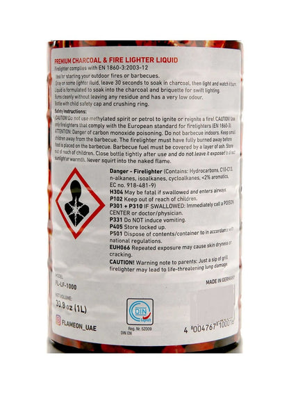 Flame-On Charcoal Lighter Fluid 1000 ML