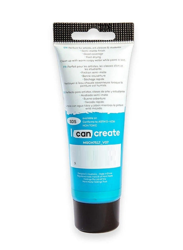 Mont Marte Cerulean Blue Acrylic Paint 75ML