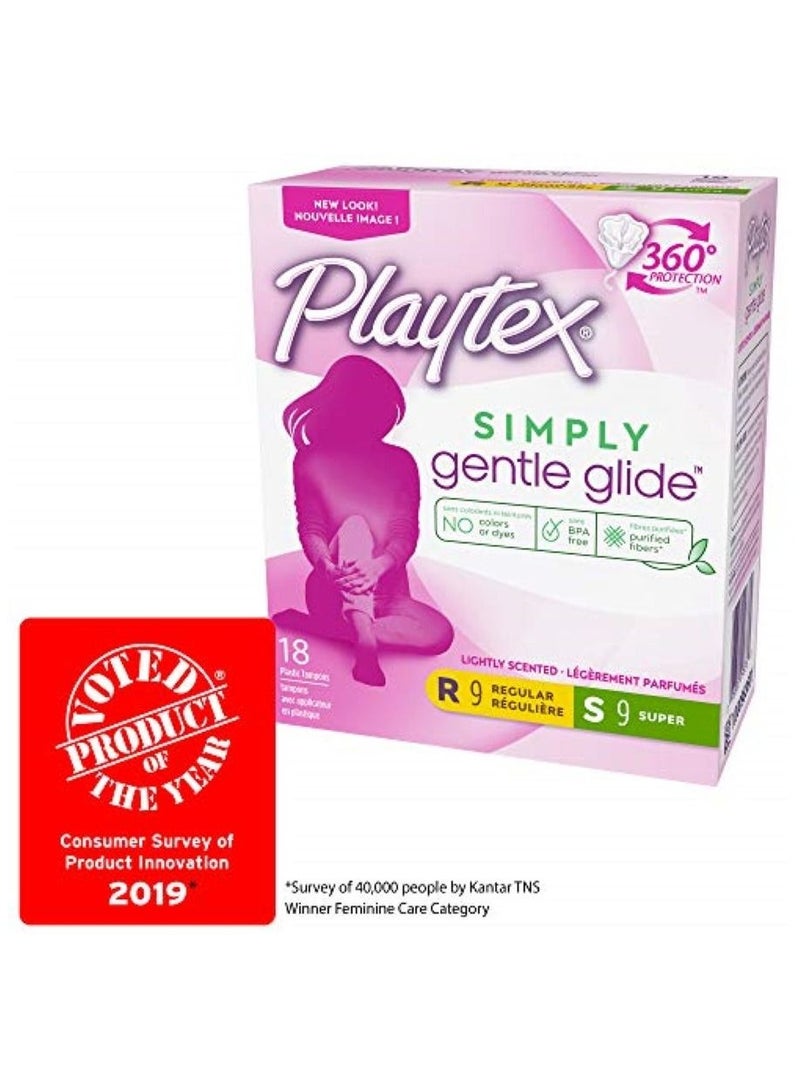 Playtex Gentle Glide Tampons - Triple Layer Protection