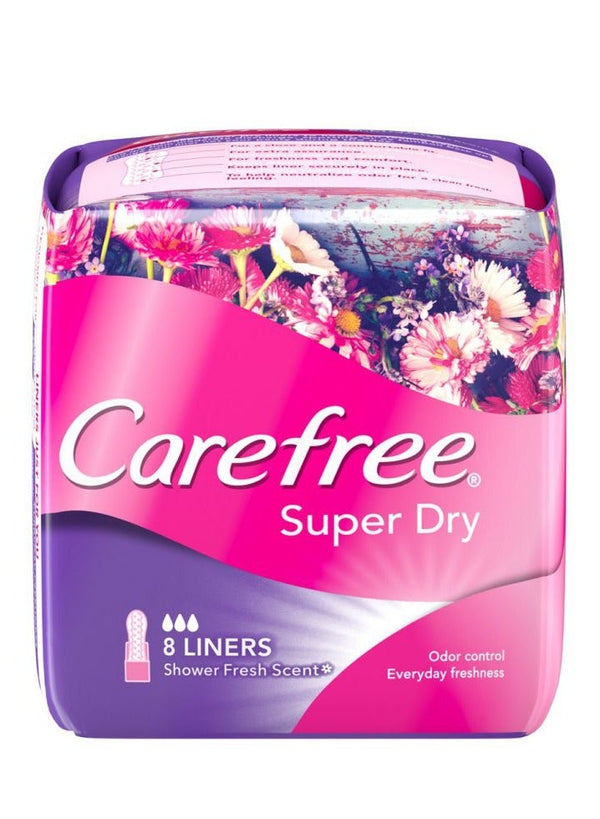 Carefree Panty Liners Super Dry - 8 Pieces