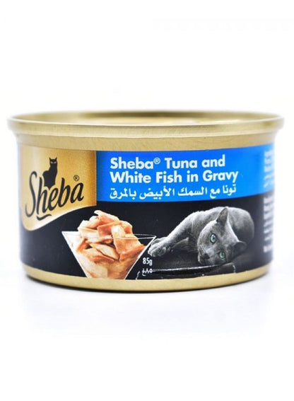 Sheba Tuna and White Fish in Gravy - 85g