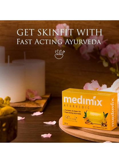 Medimix Turmeric & Argan Oil Bath Soap 125 gm
