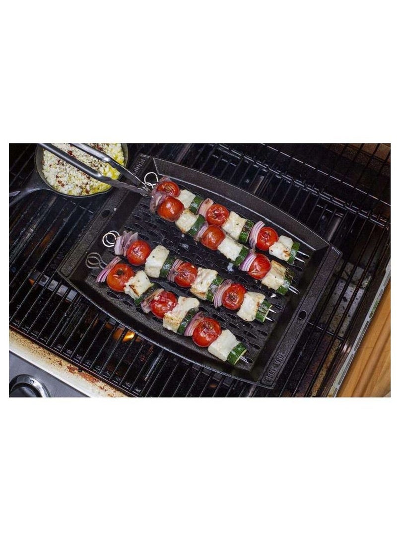 Lodge Cast Iron Grill Topper 15x12 inch