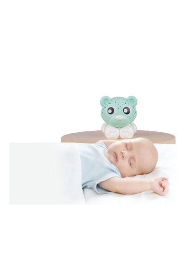 Playgro Goodnight Bear Night Light And Projector Mint & White