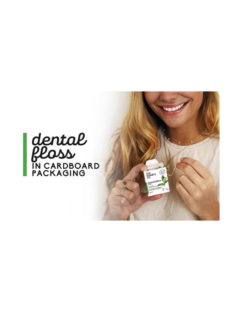 Fresh Mint Dental Floss 50m - The Humble Co.