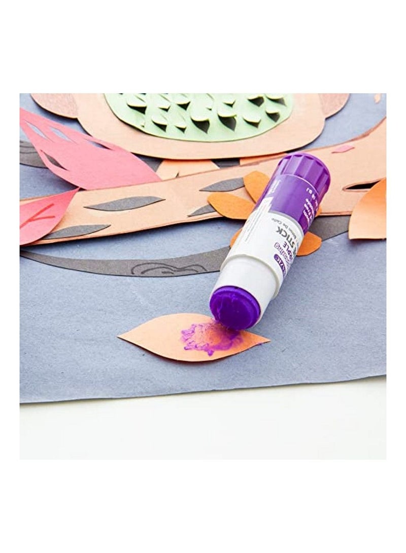 Bazic Washable Disappearing Purple Glue Stick 32g