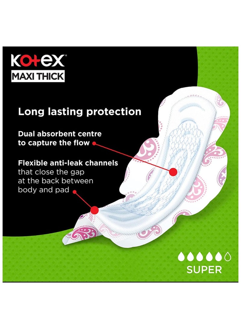 Kotex Maxi Thick Pads Super Size Sanitary Pads