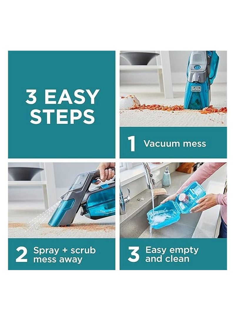 BLACK+DECKER Cordless Spillbuster Portable Cleaner