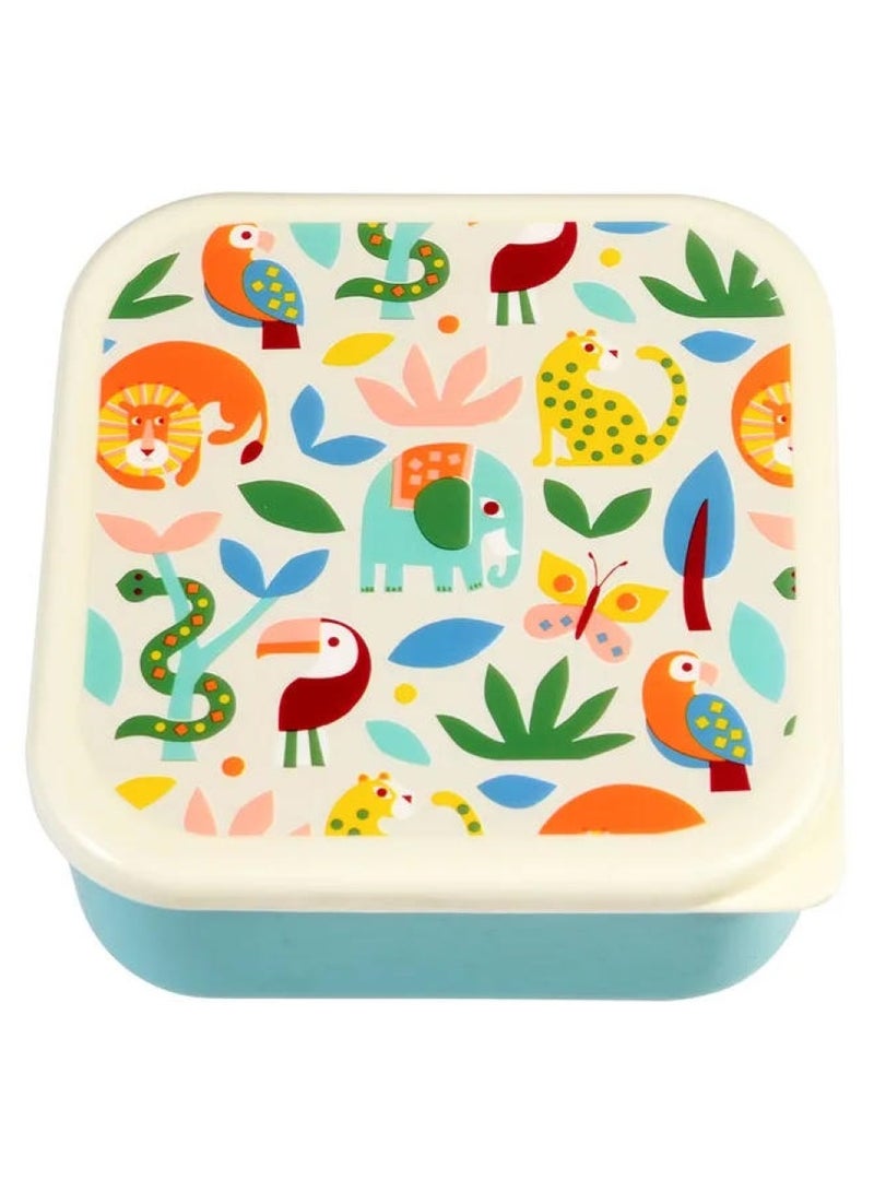 Rex London Wild Wonders Snack Pots Set of 3