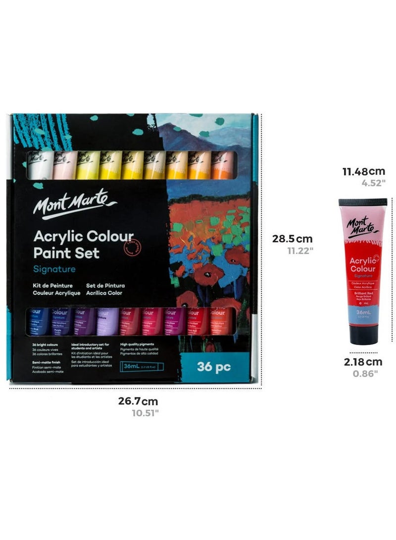Mont Marte Acrylic Paint Set 36ML - Premium Quality