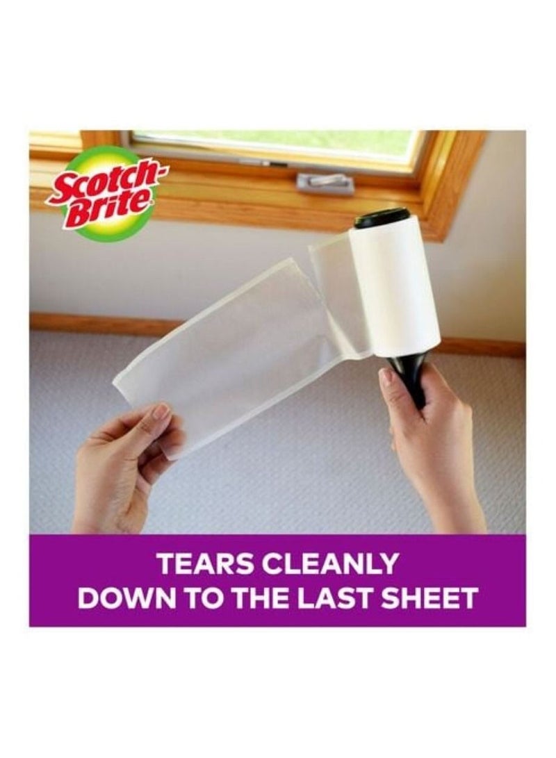 Scotch Brite Lint Roller 30 Sheets Black