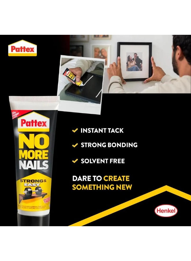 50g tube, adhesive 50g, all purpose, cool dry, free low, heavy-duty mounting, heavy-duty mounting adhesive, mounting adhesive, mounting adhesive 50g, nails strong, non drip, onto one, pattex, purpose heavy-duty, purpose heavy-duty mounting