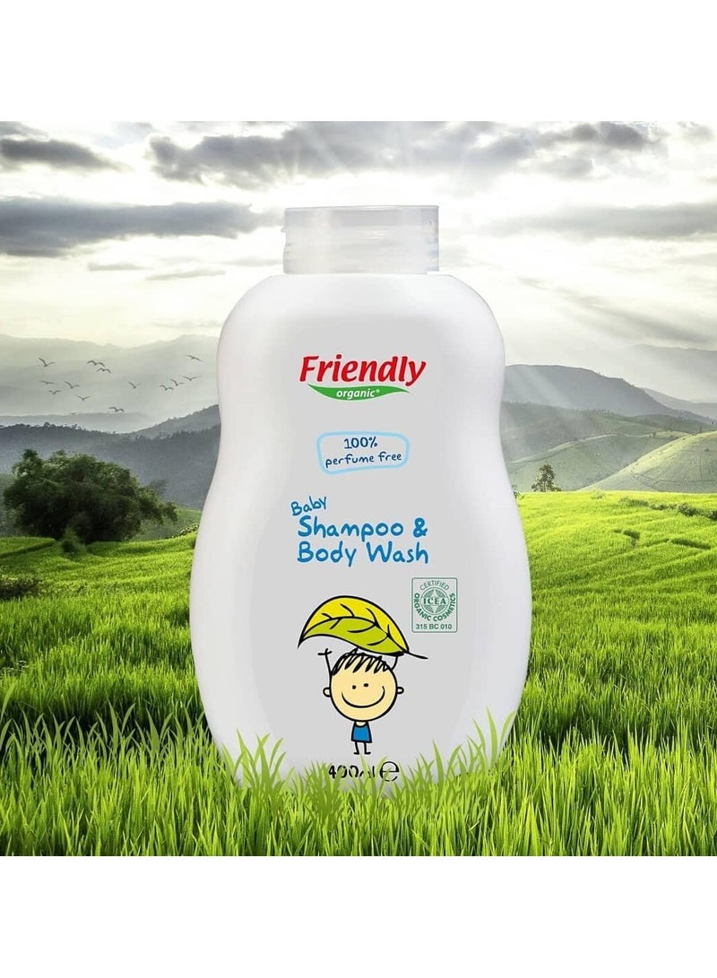 Friendly Organic Baby Shampoo & Body Wash