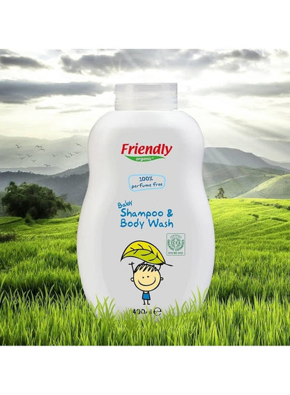 Friendly Organic Baby Shampoo & Body Wash
