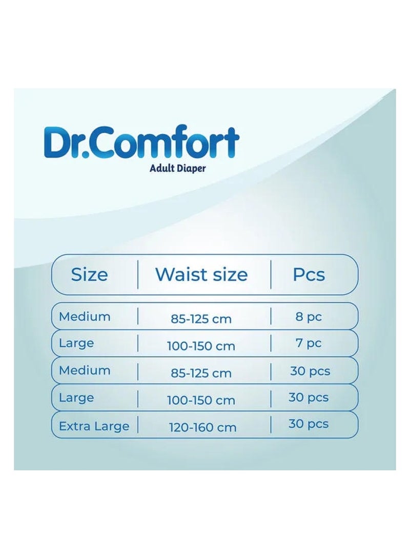 Dr. Comfort Large Adult Diaper 100-150cm
