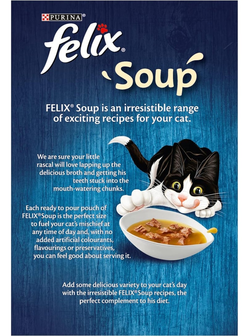 Purina Felix Soup Original with Cod Tuna and Plaice