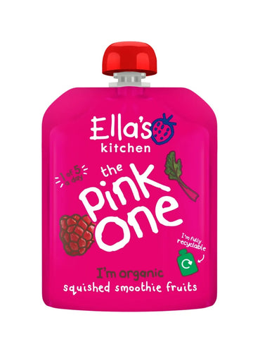 Ella’s kitchen Organic The Pink One Squished Smoothie Fruits 6+ Months 5X90G