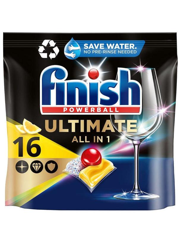 Finish Powerball Ultimate Plus Capsules Lemon - 16 Tablets