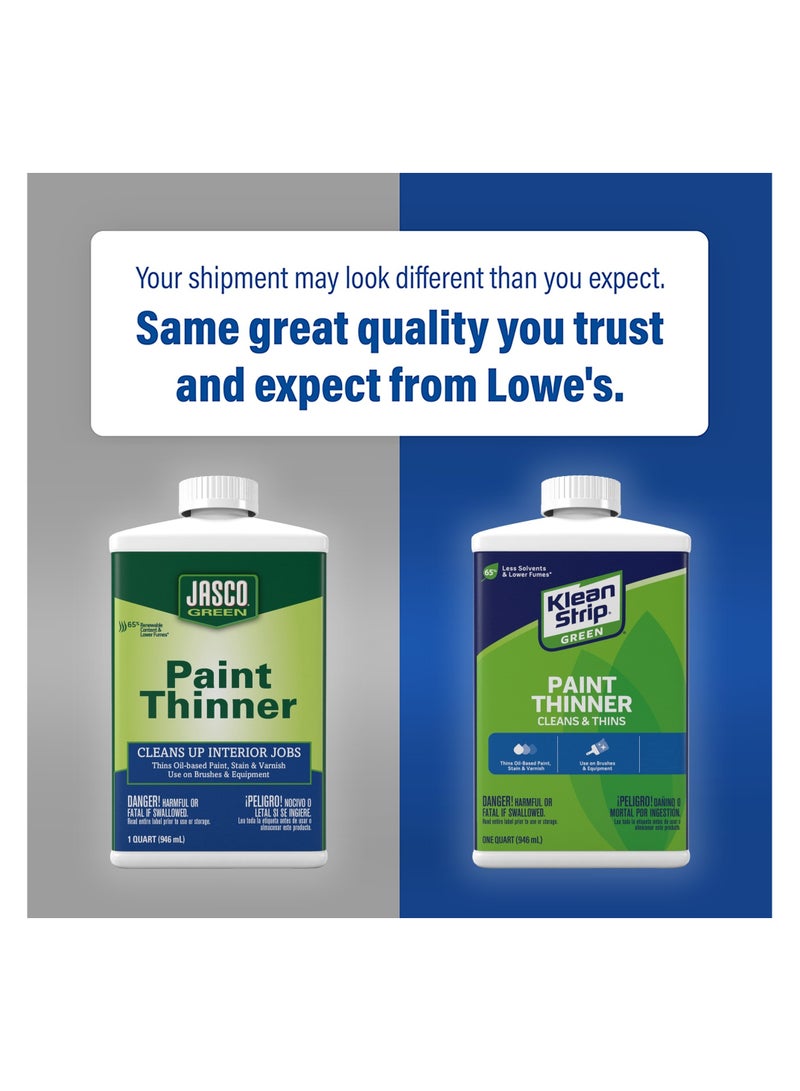 Klean Strip Slow To Dissolve Paint Thinner 946 ML