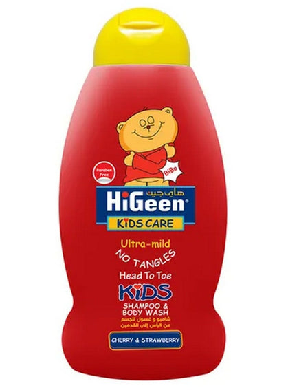 Higeen Kids Shampoo & Body Wash Cherry Strawberry 500ml