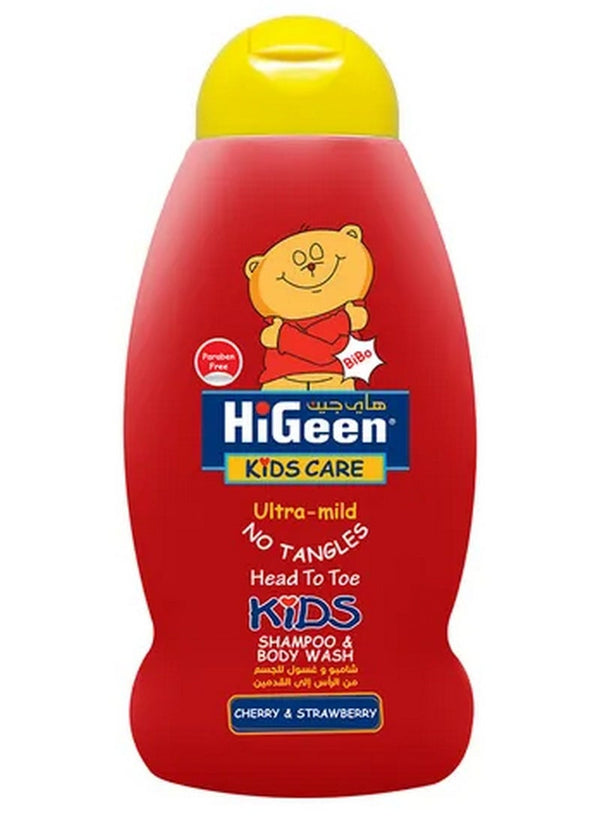 Higeen Kids Shampoo & Body Wash Cherry Strawberry 500ml