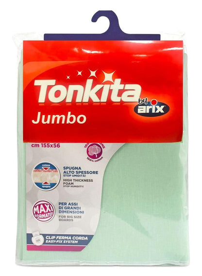 Tonkita Jumbo Foam Ironing Board Cover Assorted Colours 155X56Cm