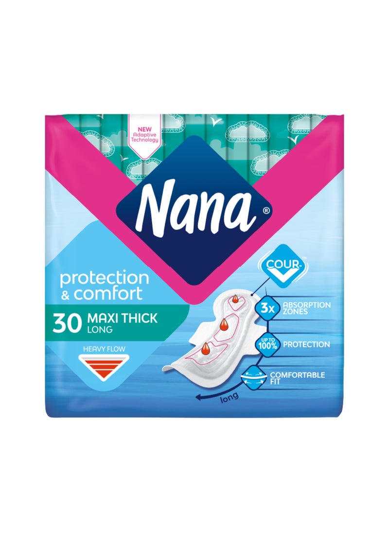 Nana 30-Piece Maxi Long Wings Pads