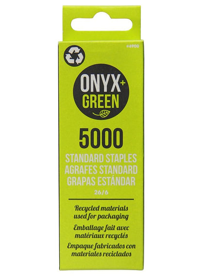 ONYX+GREEN Standard Staple Pins Pack of 5000