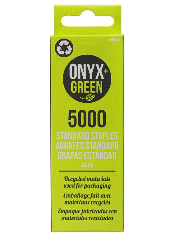 ONYX+GREEN Standard Staple Pins Pack of 5000