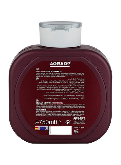 AGRADO Traditional Bath And Shower Gel 750 ML