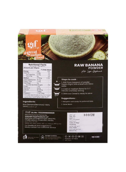 Great Indian Food Raw Banana Powder Super Baby Food