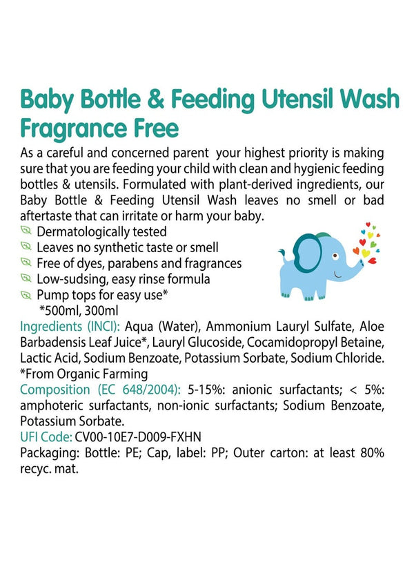 FRIENDLY ORGANIC Baby Bottle & Feeding Wash 750 ML