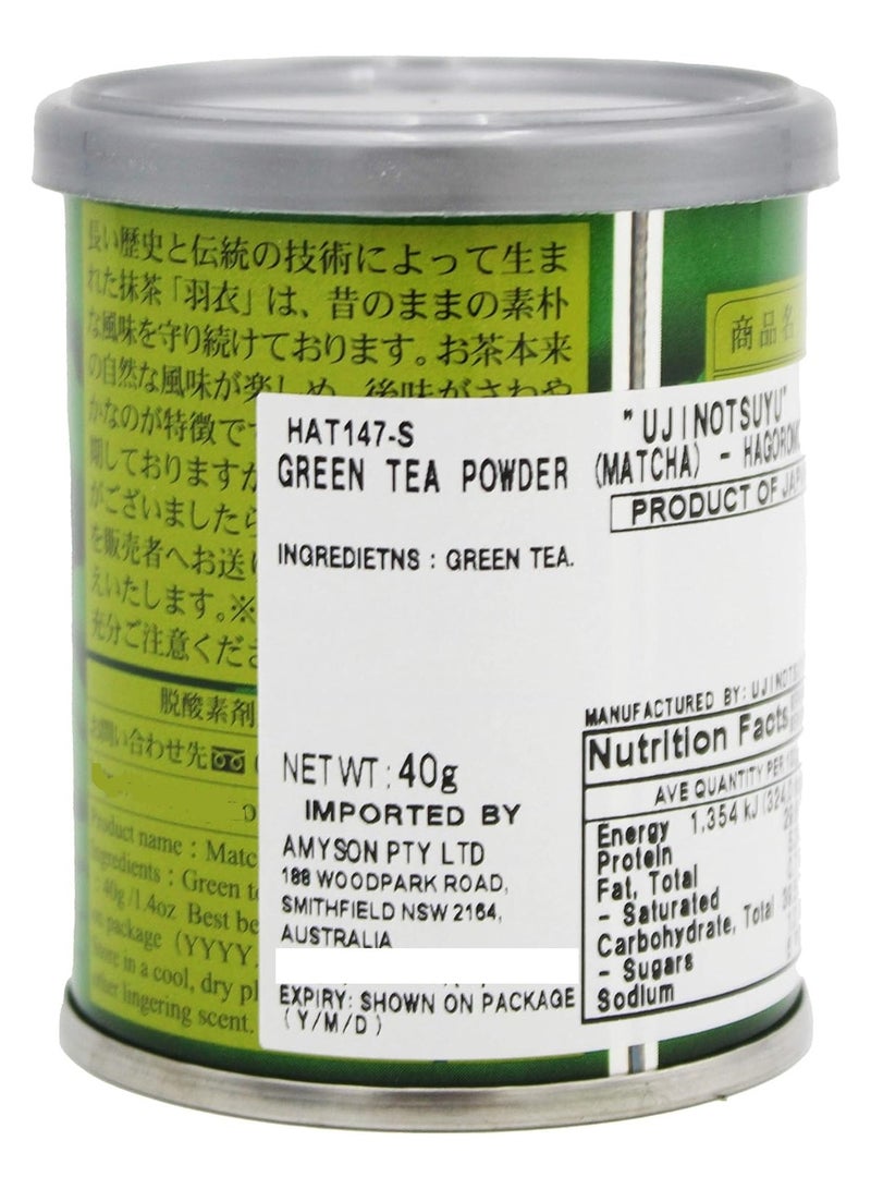 UJINOTSUYU Matcha Hagoromo 40G - Premium Green Tea