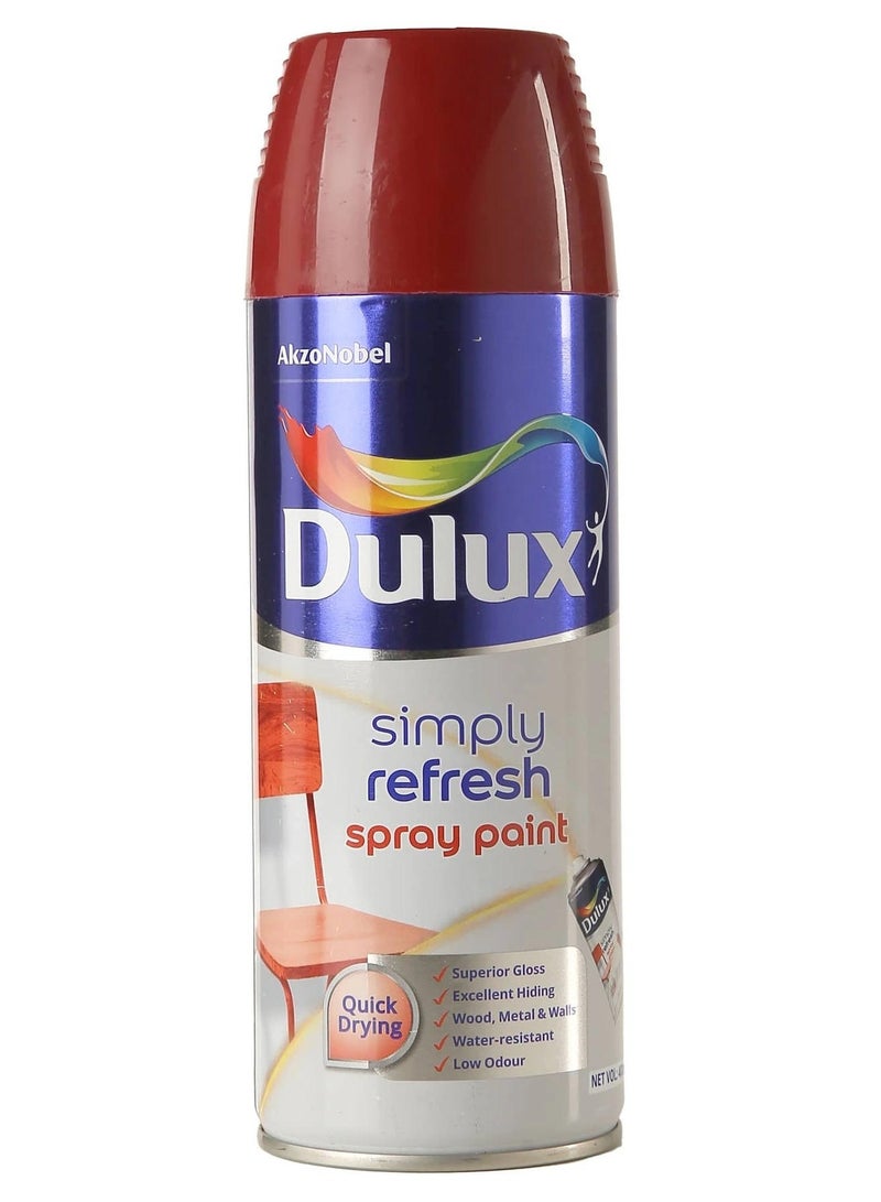 Dulux Simply Refresh Spray Paint Signal Red 400 ML