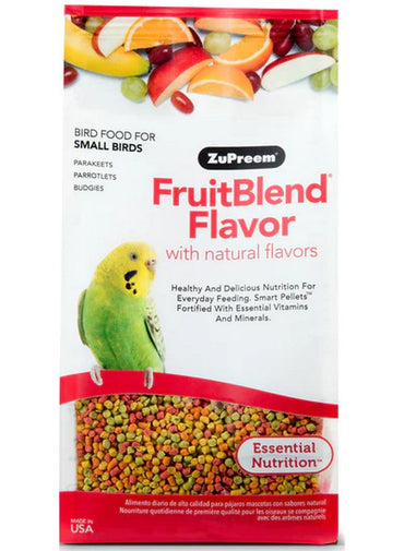 ZuPreem FruitBlend Flavor Pellets Bird Food 907g