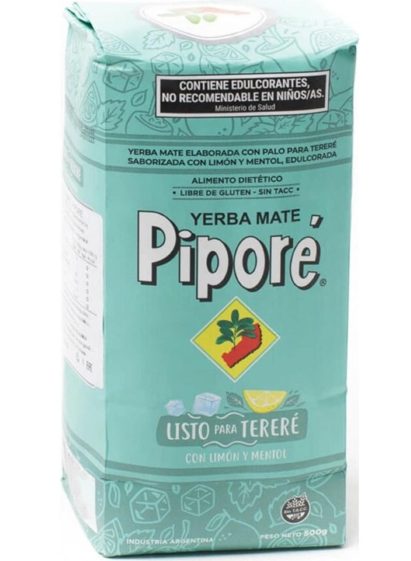 Yerba Mate Pipore Terere Listo Lemon & Mint 500g