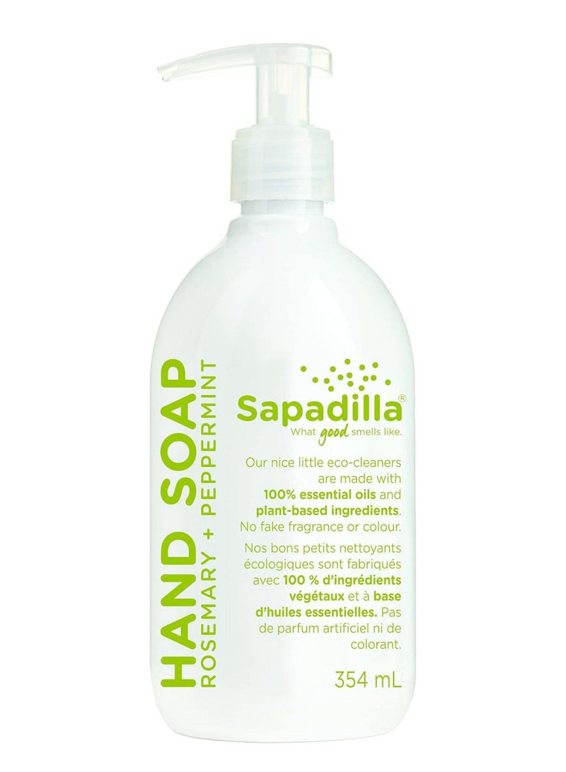 Sapadilla Hand Soap Rosemary & Peppermint 354 ML