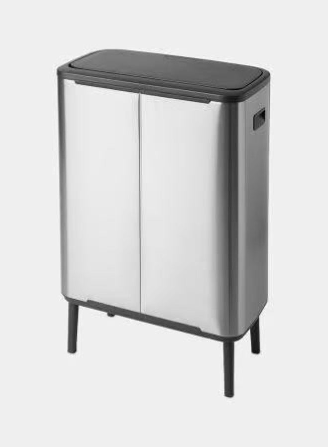 Brabantia Fingerprint Proof Touch Bin 60L Matt Steel