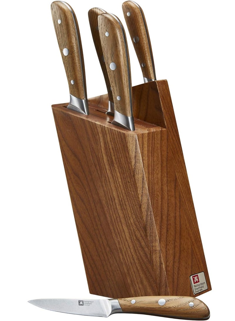 Stainless Steel Knife Block Set by Richardson Sheffield