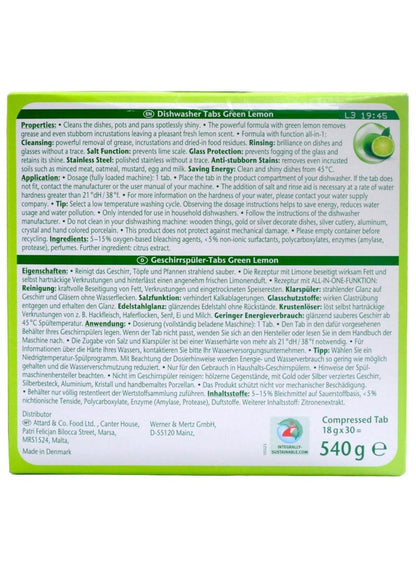 Frosch All-in-1 Dishwashing Tabs 30 Tabs