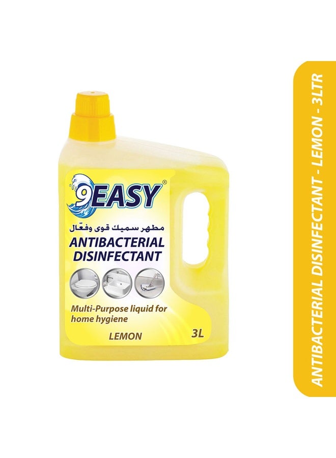 9EASY Antibacterial Floor Cleaner Lemon 3L