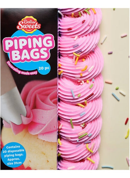 Dollar Sweets Piping Bags Refill 20 Pack