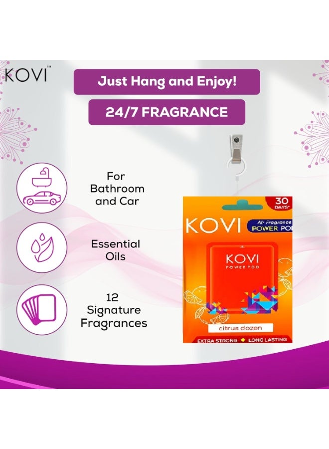 Kovi Power Pod Citrus Dozen 10G Air Freshener