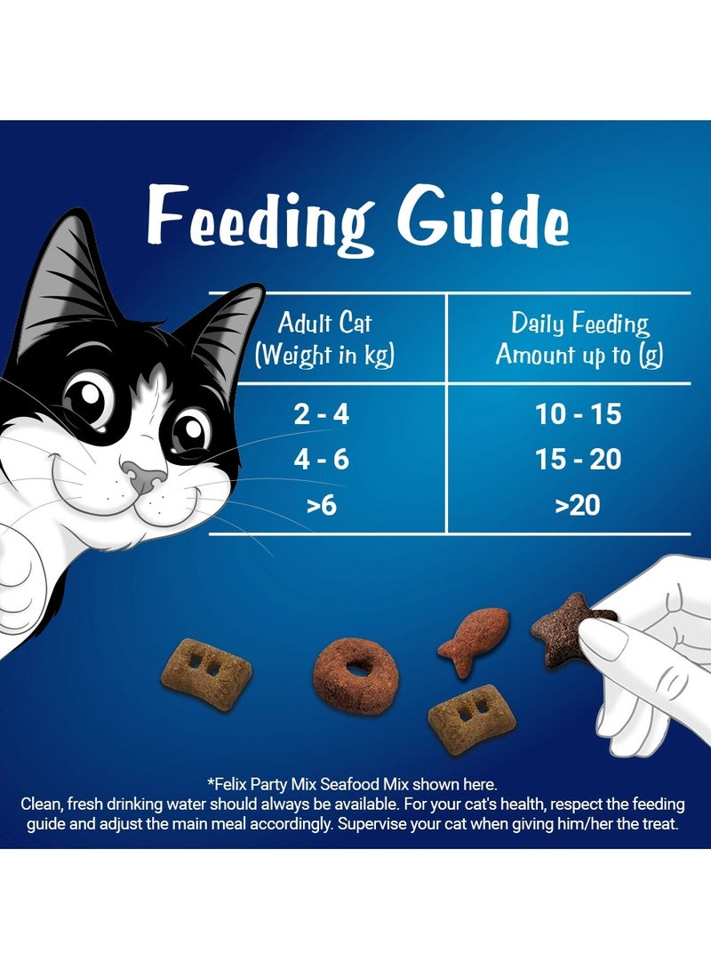 PURINA Felix Party Mix Seafood Cat Treats 60g