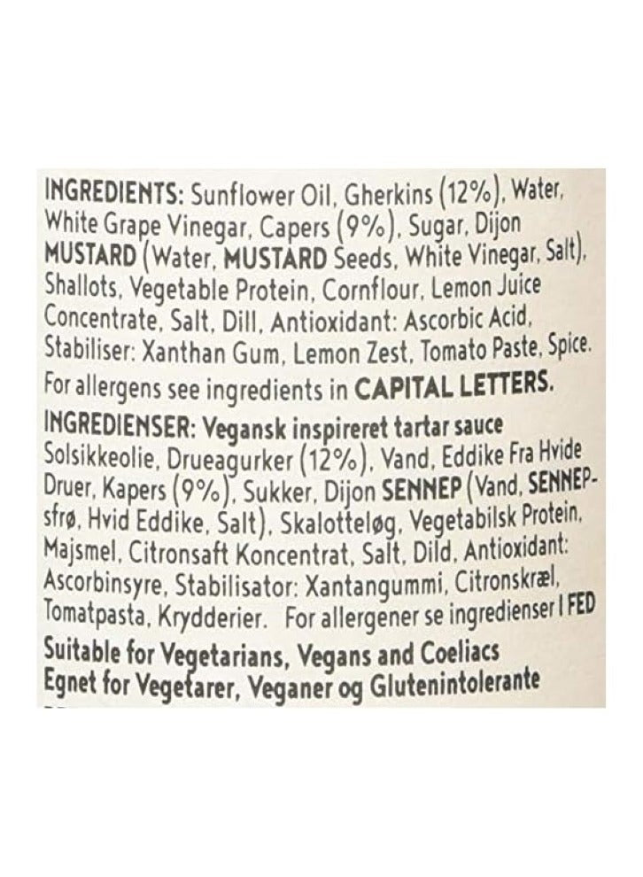 INSPIRED VEGAN Tartare Sauce 210g